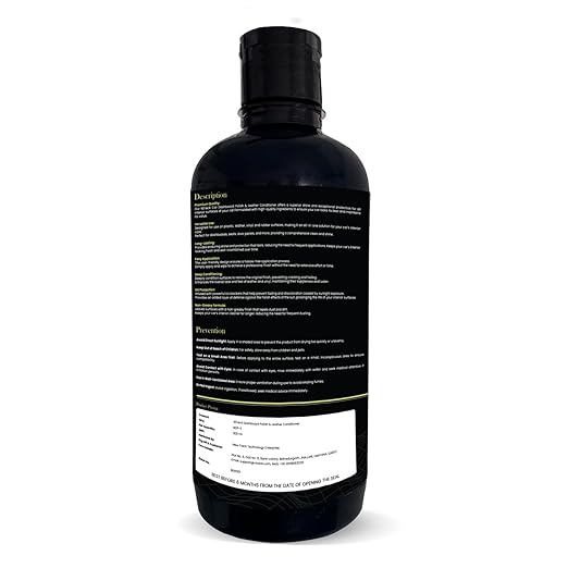 NTreck Car Dashboard Polish & Leather Conditioner