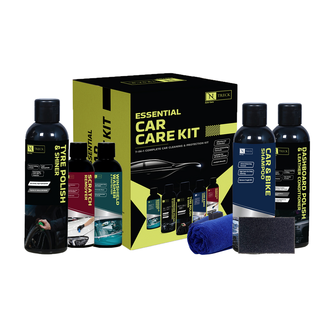 NTreck Essential Car Care Kit