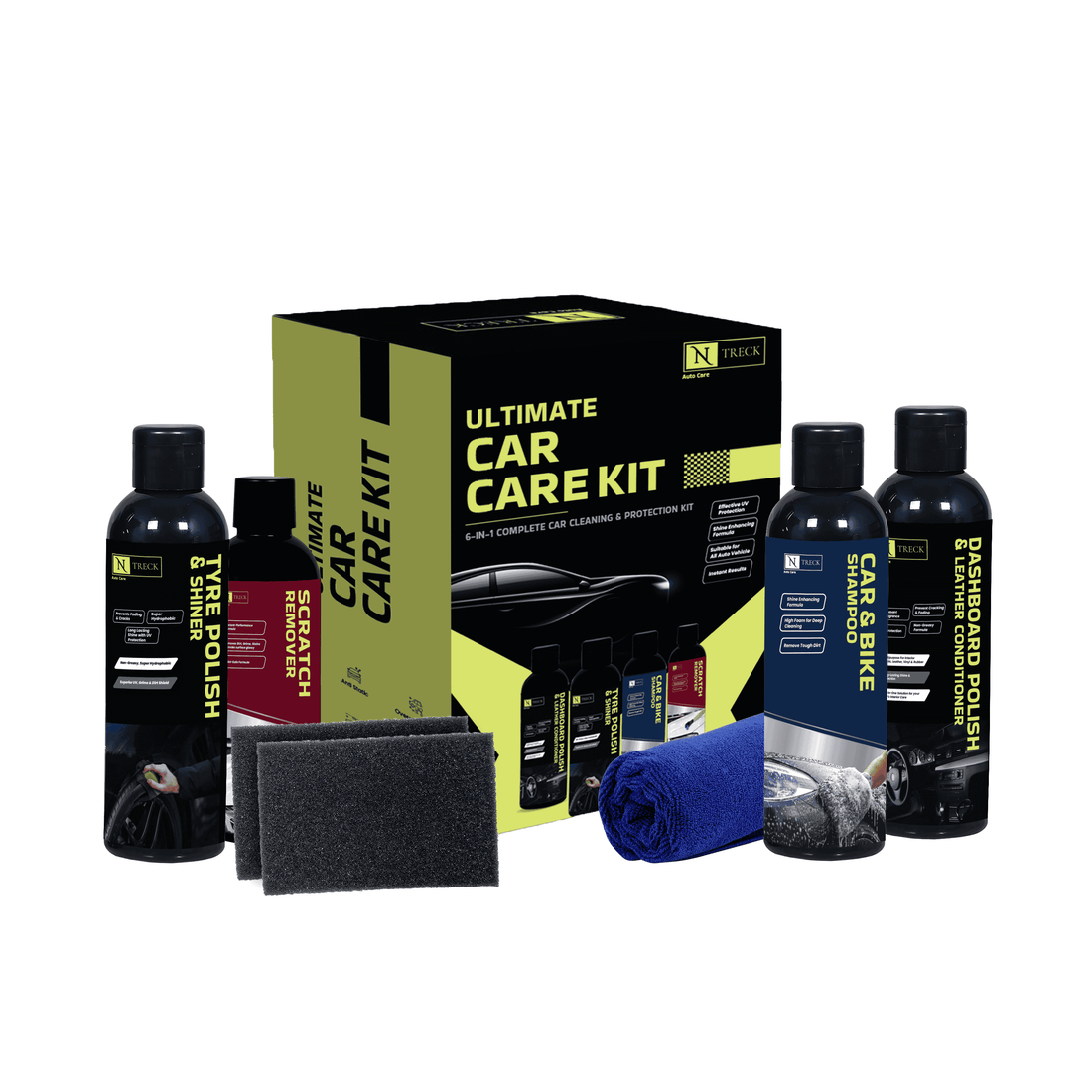 NTreck Ultimate Car Care Kit