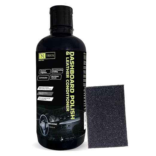 NTreck Car Dashboard Polish &amp; Leather Conditioner