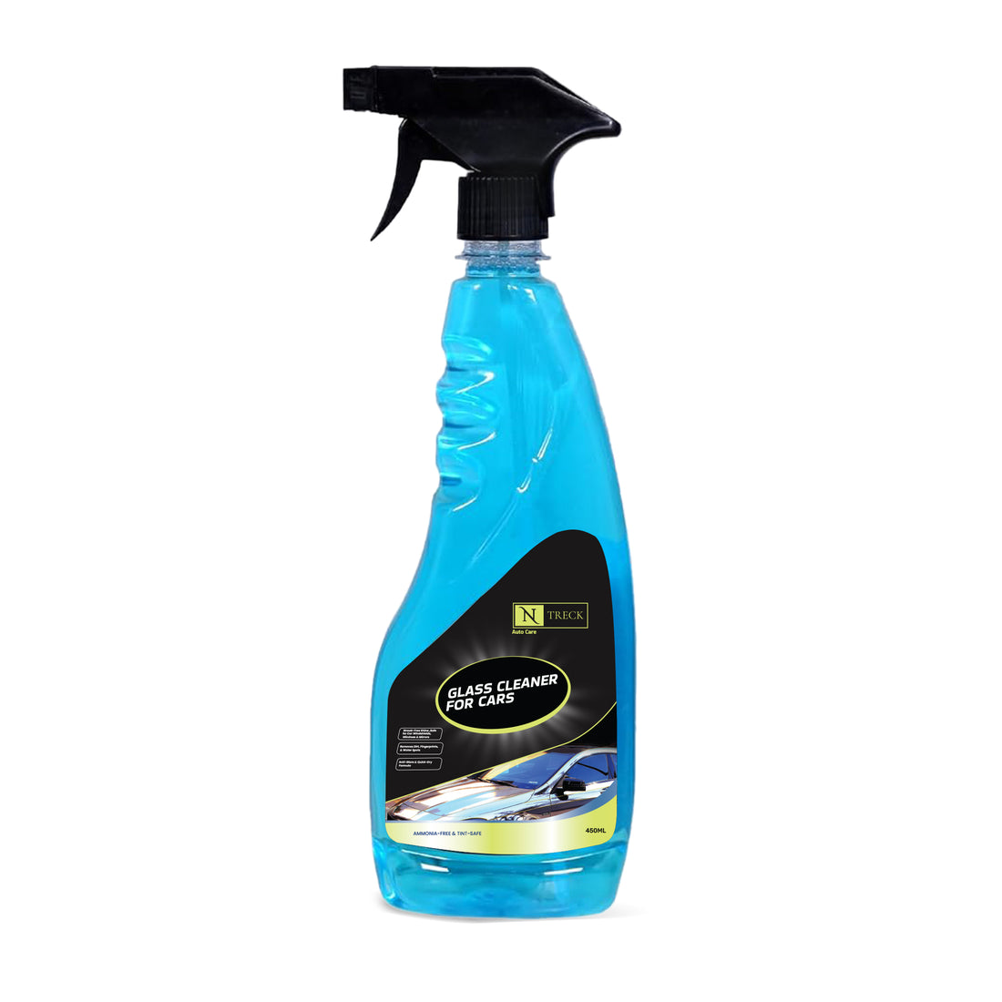 NTreck Auto Specialty Glass Cleaner Liquid Spray – 450 ml