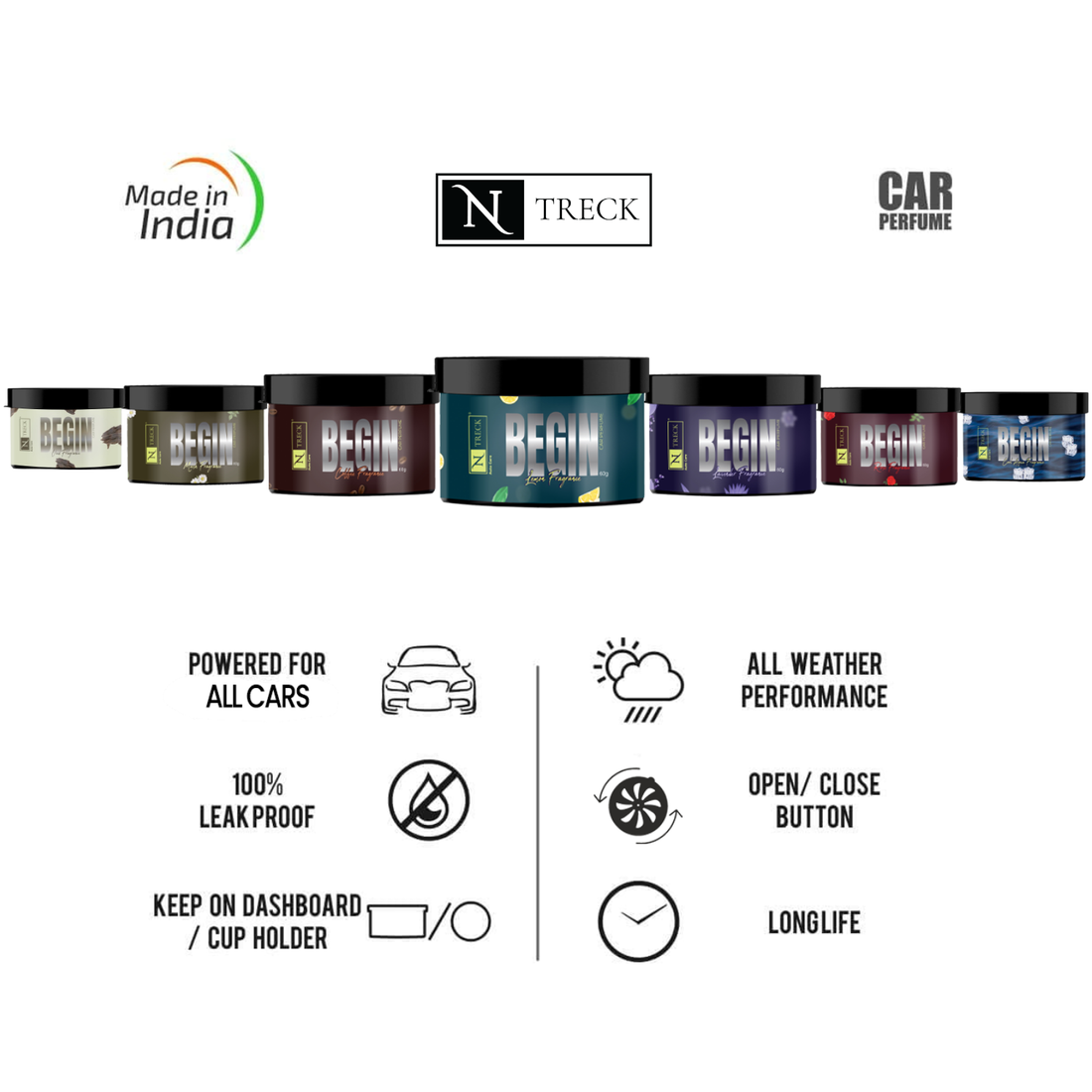 N Treck Begin Car Perfume